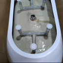 WOODBRIDGE 48" Acrylic Freestanding Bathtub Contemporary Soaking Tub, White Acrylic(Chrome Drain/Overflow),BTA1703-C-Drain&O