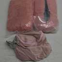 Neck Pillow and Blanket Set Travel Pillows Travel Essentials for Airplane Pink (C-pink)