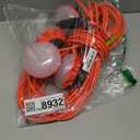 50FT Temporary Construction String Lights:50W 5500LM ETL Certified Industrial LED String Work Lights,IP65 Waterproof 18AWG Wire Super Bright for Garage Mine cave,with Hanging Hooks