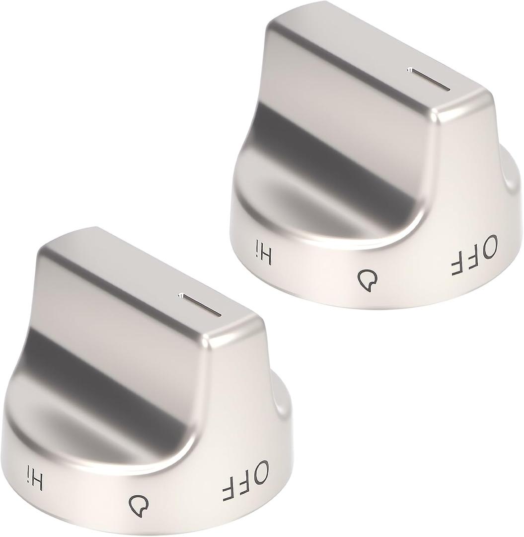 W11159630 Gas Stove Knobs (2PCS) Replace W11023139 Control Knob Compatible with Whirlpool WFG535S0LZ0, WFG550S0HZ0, WFG525S0JZ1, WFG525S0JZ0, WFG535S0JS0, WFG525S0HS1, WFG535S0LZ1 Gas Range knobs
