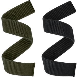 Abanen Hook and Loop Quick Dry Watch Band for Fenix 8 47mm/ epix Pro 47mm / Fenix 7/6/5, 22mm Woven Nylon Ultralight Sport Wristband Strap for Garmin Instinct 2, Instinct 3 45mm