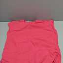 GKBK Womens Summer Cotton Tops Ruched Cap Short Sleeve Tshirts Crew Neck Shirts Fashion Trendy 2026 (Pink, L)