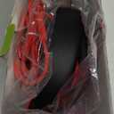 Kids Headphones, Wired Headphones for Kids Over Ear with Microphone, 85/94dB Volume Limiter Headphone for Girls Boys, Foldable Headphone for Learning & Entertainment, Black and Red