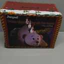 Juegoal Christmas 7.7(L) x 6 FT(H) Inflatables Lighted Polar Bear with Three Penguins, Blow Up White Bear Happy Fishing Penguin, Indoor Outdoor Xmas Winter Decor Lawn Yard Garden Decorations