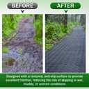 Interlocking Ground Protection Mats Anti Slip 24 Sq ft Coverage