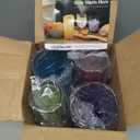 US Acrylic Optix Plastic Reusable Drinking Glasses (Set of 16) 14oz Rocks & 20oz Water Cups in Jewel Tone Colors | BPA-Free Tumblers, Made in USA | Top-Rack Dishwasher Safe