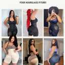 FeelinGirl Shapewear Shorts Underwear Butt Lifting Panties High Waist Tummy Control Compression Shorts for Women (Beige, XXXL)