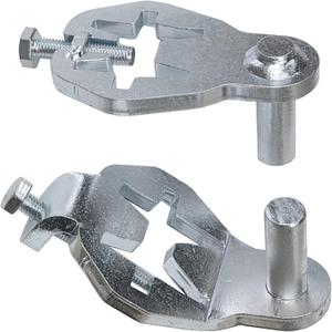 T-Post Gate Hinge Pins,Heavy Duty Gate Hanger,Steel Gate Hinges Target Hanger for Farm Gate, Garden & Backyard Gate, Easy to Install (Patent)