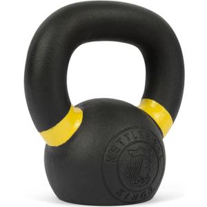 Kettlebell Kings Powder Coated Kettlebell Weights - 9-97 lb Strength Training Kettlebells for Men and Women - Hand Weights Workout Gym Equipment - Weights Set for Home Gym- New