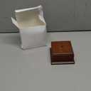 Chunful Wood Base Trophy Base DIY Square Stand Blank for Trophies Awards Trophies Figurines Cups Display Stand (4.5" X 4.5" X 2.5", Cherry)