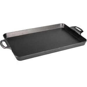 Lodge 15.5"x10.5" Cast Iron Baking Pan, Black Lodge 15.5"x10.5" Cast Iron Baking Pan, Black