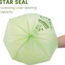 SUPERBIO 2.6 Gallon Compostable Bags with Handles, 100 Count,1 Pack, Food Scrap Bags Certified by BPI and OK compost INDUSTRIAL, 9.84L