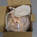 Pandaloo Glass Cups With Lids and Straws -20 Fl Oz- Perfect Size Iced Coffee Cup - Smoothie Cup With Bamboo Lid and On the go Lid - Glass Tumbler With Straw (1 Count (Pack of 1), Vanilla Cream)