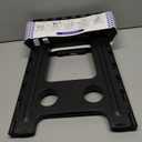 ACKO Folding Step Stool Foldable 17.5 Inch 400 lbs Capacity, Plastic Stools for Adults and Kids, Collapsible Stools for Kitchen, Stepping Stool with Handle (Black)