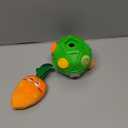 Dog Snuffle Ball-Interactive Puzzle Dog Toys Encourage Natural Foraging Skills Slow Feeder for Training and Stress Relief, Cloth Strip Hiding Food Chew Toys with Squeaky Carrot Toy for Any Size