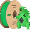 Standard PLA Filament 1.75mm, Dimensional Accuracy +/- 0.02 mm, Neatly Wound PLA, Fast Printing, 1KG Spool (2.2 lbs), Fits for Most FDM 3D Printers (Green, 1000g)
