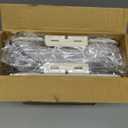 Deviled Egg Containers with Lid, 2 Pack Thick Clear Plastic Deviled Carrier with Handle Storage 48 Eggs, Stackable Egg Holder Portable Tray Platter for Fridge, Travel, Party-White