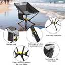 ADSMART Portable Camping Chair Lightweight Folding Chair for Camping - Outdoor Chair Supports 300 Lbs - Camp Chair Outdoor Adventures