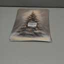 3 x Poecinvi Winter Christmas Wall Art Prints Set of 4, Rustic Christmas Decor, Winter Xmas Tree Sleigh Reindeer Santa Posters Pictures Wall Decor for Home Bedroom Living Room Office, 8x10 Unframed