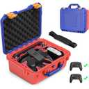 FPVtosky Hard Carrying Case for Nintendo Switch 2, Hard Shell Travel Protective Case for Switch 2 grip, 2 Pro Controllers, 22 Game Cards and Other Switch 2 accessories (Colour)