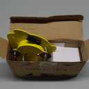 Bird Cage Heater for Cockatiels Parrots Conure Finches Parakeets Heater Snuggle Up Bird Warmer 12V 18W, Size 5.3" x 4.7" (Yellow)