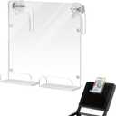 Cosmos Treadmill Tablet Holder & Phone Stand Compatible with Peloton Bike, Treadmill Acrylic Tablet Reading Rack for iPad, Gym Exercise Bike & A5 Book Holder, Adjustable Clamps with Anti-Slip Pads