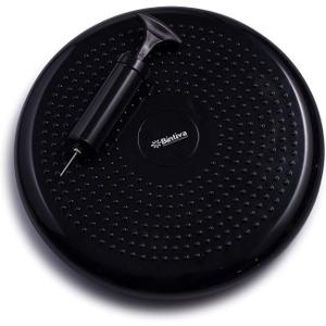 Wobble Cushion Balance Disc - Wobble Disc & Wiggle Seat, Balance Pads for Physical Therapy, Wobble Disk, Sensory Room Equipment - Wobble Seat (Black)