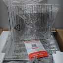 Nuwave Bravo Air Fryer Toaster Smart Oven, 12-in-1 Countertop Convection, 30-QT XL Capacity, 50-500F Temperature Controls, Top and Bottom Heater Adjustments 0%-100%, Brushed Stainless Steel Look