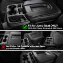 Center Console Hanging Organizer Box with Compartments Compatible with 2019-2026 Chevy Silverado/GMC Sierra 1500, 2020-2026 Silverado/Sierra 2500HD 3500HD Accessories (Split-Bench Folding Seat Only)