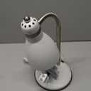 LEPOWER Metal Desk Lamp, Adjustable Goose Neck Table Lamp, Eye-Caring Study Desk Lamps for Bedroom, Study Room and Office (White)