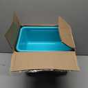 Teacher Created Resources Teal Small Plastic Storage Bin, Pack of 6