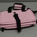 Tool Tote Bag for Women, Tool Storage Organizer with Anti-friction Bottom, Tactical Range Bag for Electrician, Carpenters, Repairman, Pink