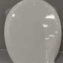 Ansffer Toilet Seat Round Soft Close16.5'', Toilet Lid Slow Close Quiet No Slam, Easy Installation & ReleaseSafe PP Material Easy Clean, Comfortable Ergonomic Design, 2 Years Support, White Plastic