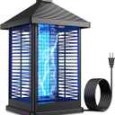 4000V Electric Bug Zapper Outdoor Indoor with Auto Smart Light Sensor – RATOGE Mosquito Zapper IPX4 Waterproof, Mosquito Killer, Insect Fly Trap Covers 2100 sq ft for Patio, Garage, Backyard, Porch