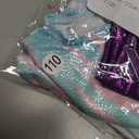 Nymphperi Girls Gymnastics Leotards Size 5-6 Years Old Purple Zebra Tumble Outfits with Shorts