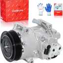 PHOBOOS A/C compressor with Clutch Compatible with Subaru Legacy 2013-2019 Sedan & Outback 2013-2019 Wagon, H4 2.5L, Fast Cooling, Low Noise, Easy Installation, Ref. 198399