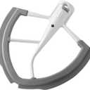 Flex Edge Beater for KitchenAid 6 Quart Bowl-Lift Mixer, 6 QT Silicone Edged Paddle Attachment