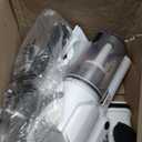 Cordless Vacuum Cleaner, 600W 50KPA 65Mins Runtime Fast Charging Vacuum Cleaner, Self-Standing LED Light Touch Screen Stick Vacuum for Home Light Weight,for Pet Hair/Carpet/Floor, White