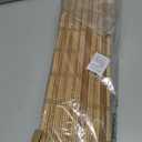 LazBlinds No Tools No Drill Cordless Bamboo Roman Shades, Light Filtering Window Treatment, Roll Up Bamboo Blinds for Windows 22'' W x 64'' H, Dali Native