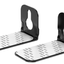 notiela Soundbar Mount Shelf for Samsung, Sony, LG, Vizio, Bose, Onn and More Soundbar Wall Mount Bracket - Sound Bar Mounts Under TV Mounting Bracket (One Pack, Black)