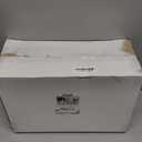 Ciaell 24 Pack Plastic Champagne Flutes - 6Oz Gold Rim Disposable Champagne Glasses - Square Clear Plastic Toasting Glasses for Party Birthday Anniversary Wedding