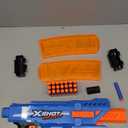 XSHOT Insanity Motorized Clip Mania Dart Blaster with 48 Darts - Air Pocket Technology, Auto Feeding Belt, Tripod & Scope, Outdoor Toy