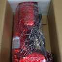 Tail Lights Assembly Compatible With 2019-2023 Chevy Silverado 1500 Halogen Model Left Drive Side With Incandescent Bulb and Harness 84752978 GM2800308