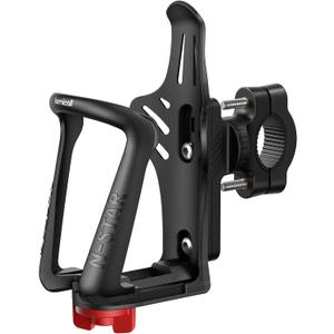 Lamicall Bike Water Bottle Holder - [for 2-2.75" Diameter Bottles] [for Handlebar & Frame] Motorcycle Cup Holder, Bicycle Drink Cage with Screw Tool, Fit Standard and Smaller Size Bottles (2-2.75" Bottles)