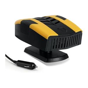 Pycoal Car Heater, 12V Portable Heater for Car Fast Heating Defogging & Defrosting, 2In1 Heating & Natural Wind Car Defroster, 360° Rotary Portable Car Heater with Automatic Poweroff Protection