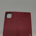 Wallet Case for iPhone 15 Pro Max Compatible with Magsafe, 2-IN-1 PU Leather Flip RFID Blocking Card Holder Stand Shockproof Magnetic Detachable Case for iPhone 15 Pro Max Case 6.7", Burgundy