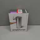 simplehuman 9 oz. Touch-Free Automatic Rechargeable Sensor Pump, Brushed Stainless Steel, New