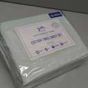 Southern Tide Cotton Twill 200 Thread Count 4-Piece Queen Size Sheet Set - 100% Cotton - Soft & Cozy - Bed Sheet Set - Deep Pocket - Easy Care - Green Sheet Set (Queen, Green) (King)