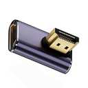 NFHK HDMI Male to HDMI 2.1 Female Vertical 90 Degree Right Angled Low Profile UHD Extension Adapter Support 8K 60hz HDTV