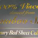 DECOLURE 100% Viscose Derived from Bamboo Sheets Queen Size - Luxury 6 Pc Naturally Cooling Sheets, Ultra Soft Bed Set - Deep 17" Pockets, Durable Double Stitching, Oeko Tex Standard (Light Grey)
